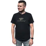 Giants fishing tričko pánské černé camo logo - velikost xxxl