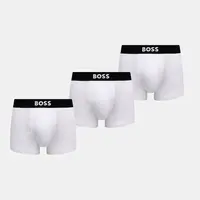 Boxerky BOSS Trunk 3P BOSS ONE 3-pack pánské, bílá barva, 50544263