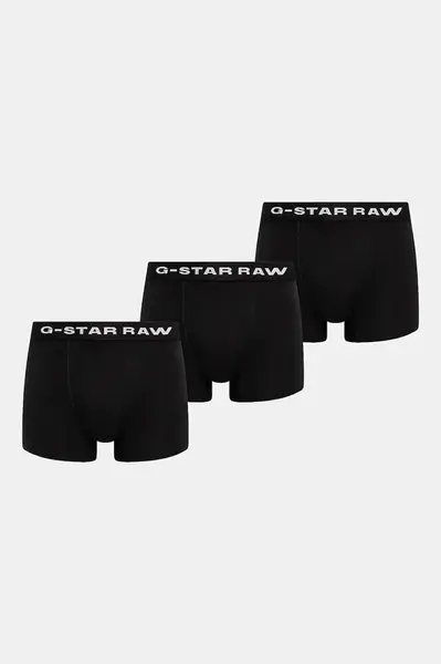 Boxerky G-Star 3-pack pánské, černá barva, D23771-D516