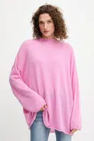 Vlněný svetr Pinko dámský, fialová barva, 105749 A2UN