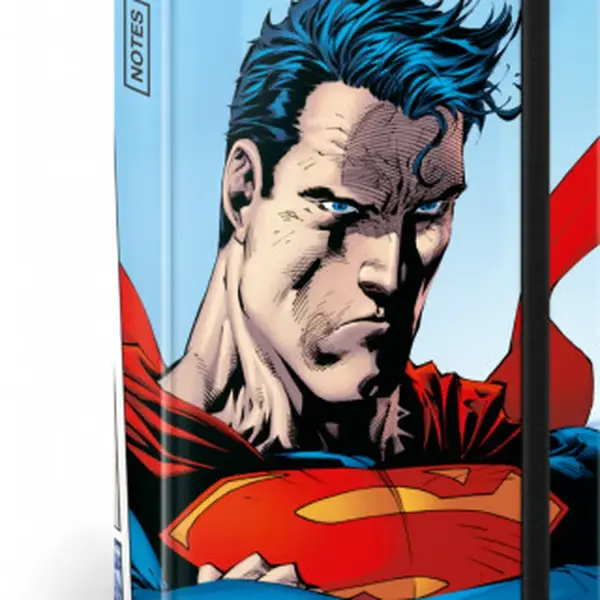 Notes Superman - World Hero, linkovaný, 11 × 16 cm (Defekt)