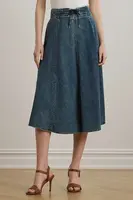 Bavlněná džínová sukně Lauren Ralph Lauren