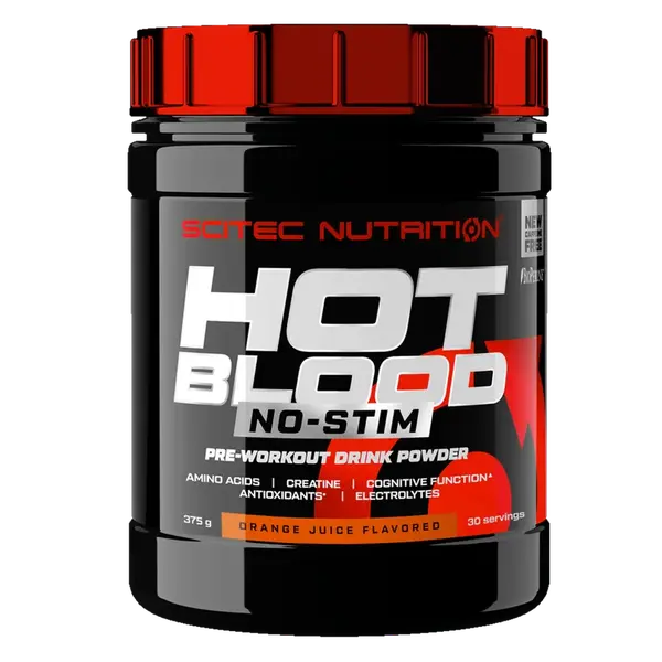 Scitec Nutrition Hot Blood No-Stim 375g - pomeranč