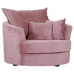 Carryhome KŘESLO, textil, starorůžová