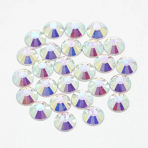 Flat Back Glass Rhinestone Cabochons
