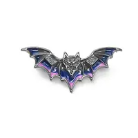 Halloween Theme Bat Enamel Pins