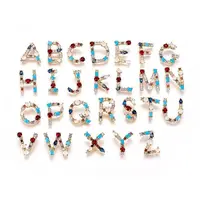 Brass Rhinestone Pendants