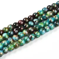 Baking Painted Glass Beads Strands