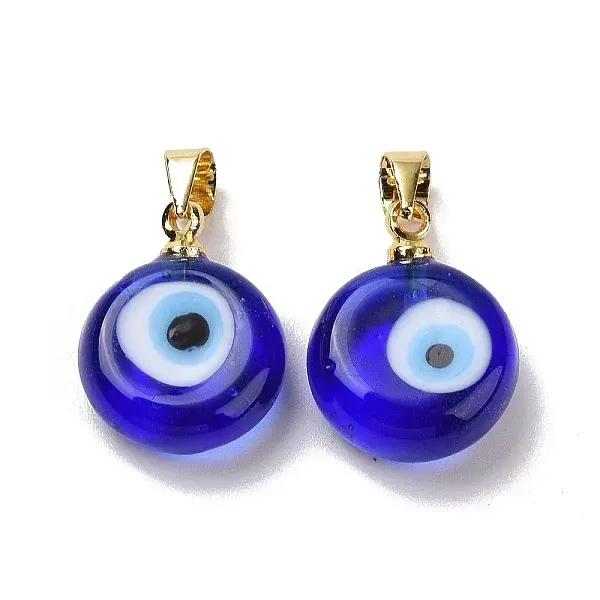 Handmade Lampwork Evil Eye Pendants