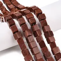 Synthetic Goldstone Beads Strands