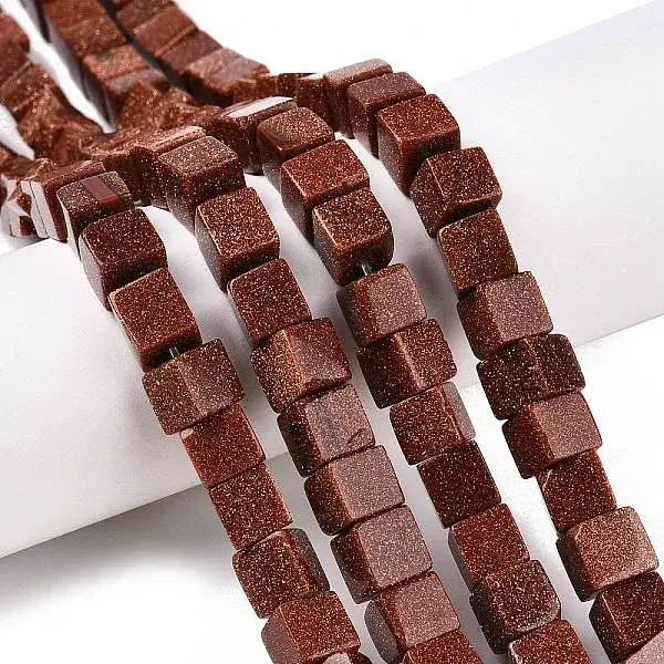 Synthetic Goldstone Beads Strands