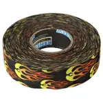 RENFREW SKULL AND FLAME Páska, černá, velikost