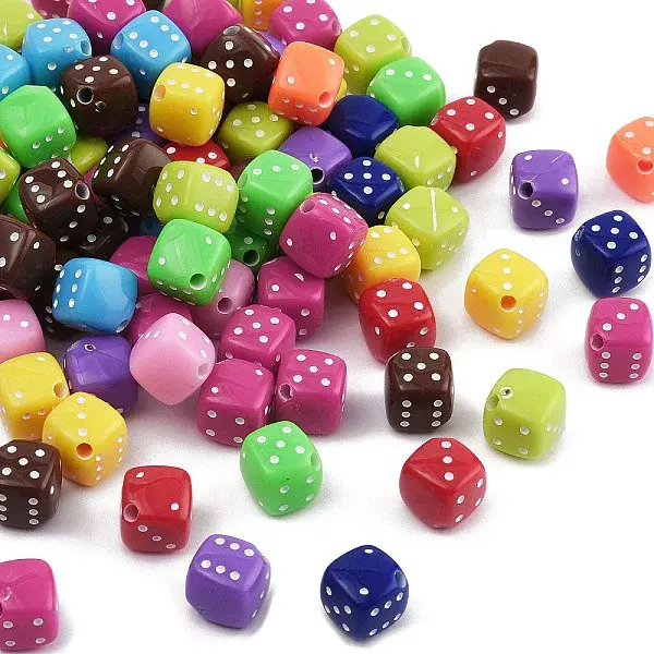 Opaque Acrylic Beads