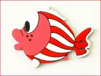 Dětská dekorace ryba červená 42cm