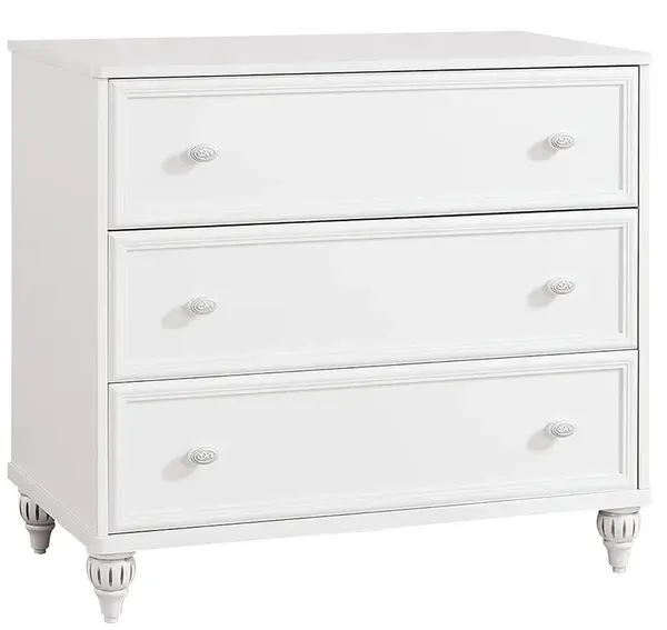 Zásuvková komoda ema - bílá
