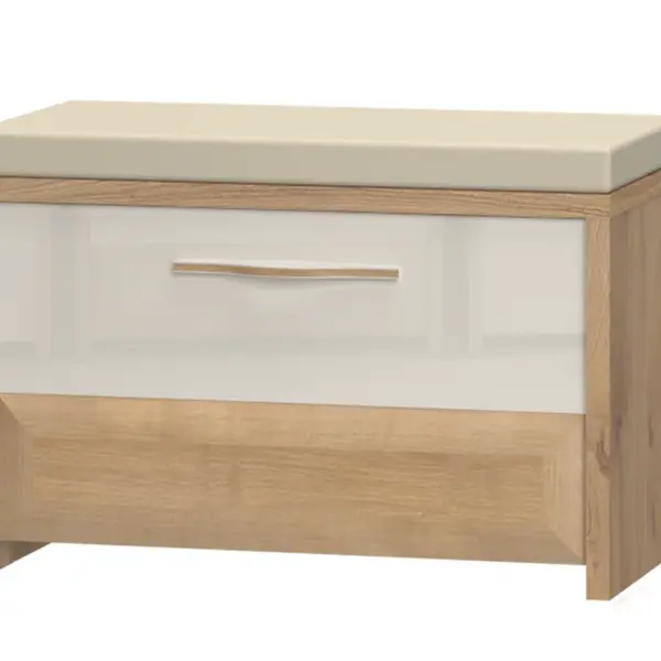 Nízký botník hagop - ořech pacifik/béžová