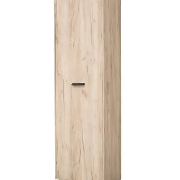 Šatní skříň taylor - dub šedý/černá