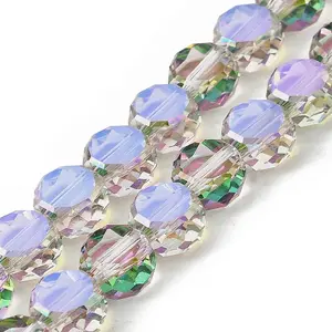 Electroplate Glass Beads Strands