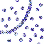 2 Strands Handmade Evil Eye Lampwork Beads Strands