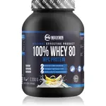 Maxxwin 100% Whey 80 Protein syrovátkový protein v prášku příchuť Banana 2200 g