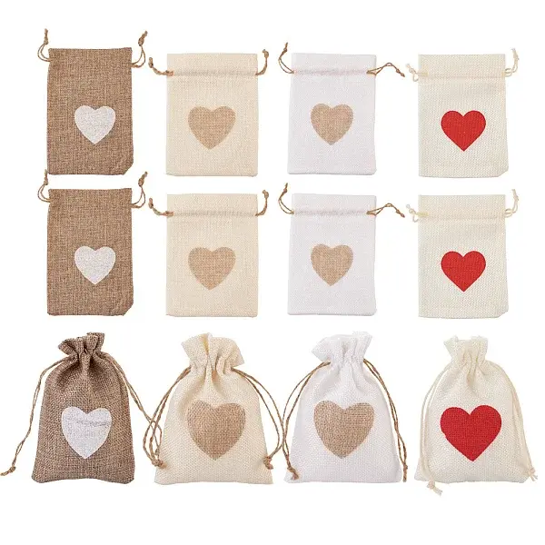 Burlap Packing Pouches