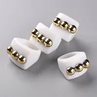 Opaque Acrylic Finger Rings