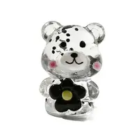 Transparent Resin Little Bear Ornament