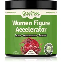 GreenFood Nutrition Women Figure Accelerator prášok na kontrolu hmotnosti príchuť Juicy Raspberry 240 g