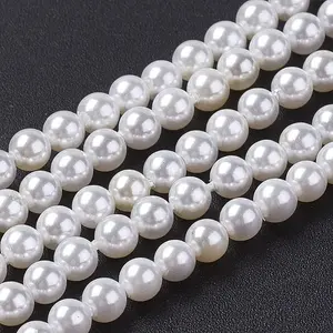 Shell Pearl Bead Strands