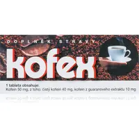 NATURVITA Kofex přírodní kofein+guarana tablety pro podporu paměti a koncentrace 80 tbl