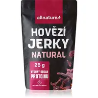 Allnature Hovězí jerky Natural sušené maso hovězí 25 g