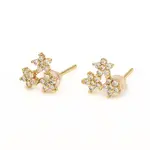 Brass Stud Earrings