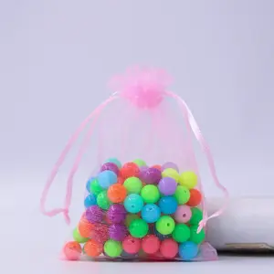 Rectangle Organza Drawstring Bags