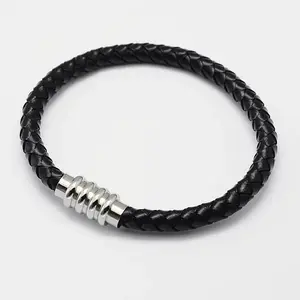 Braided Leather Cord Bracelets