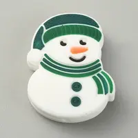 Christmas Theme Food Grade Eco-Friendly Silicone Beads