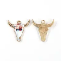Zinc Alloy Enamel Pendants