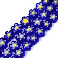 Handmade Millefiori Glass Bead Strands