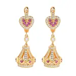 925 Sterling Silver Micro Pave Clear Cubic Zirconia Hoop Earrings