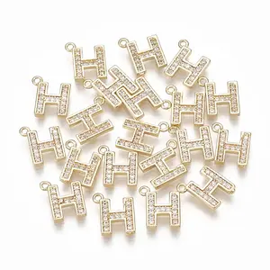 Brass Cubic Zirconia Charms