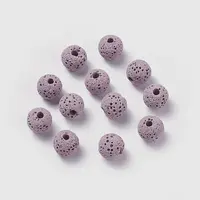 Unwaxed Natural Lava Rock Beads