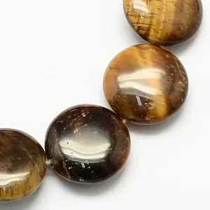 Natural Tiger Eye Stone Bead Strands