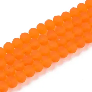 Transparent Glass Beads Strands