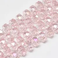 Electroplate Glass Beads Strands