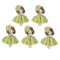 Transparent Printed Acrylic Big Pendants