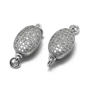 Anti-Tarnish Rhodium Plated 925 Sterling Silver Box Clasps