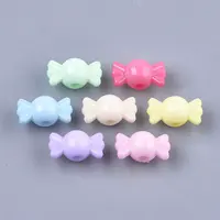 Opaque Solid Color Acrylic Beads