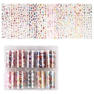 10rolls Nail Art Transfer Stickers