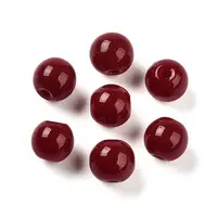 Opaque Solid Color Glass Beads