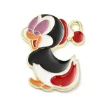 Light Gold Plated Alloy Enamel Pendants