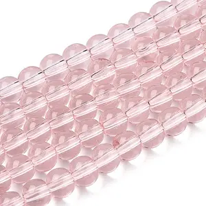 Transparent Glass Beads Strands